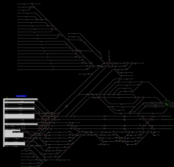 Budapest-Keleti pu. állomás helyszínrajza (T2 Helyszínrajzi kép)