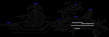 Hatvan állomás helyszínrajza (T2 Helyszínrajzi kép)
