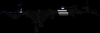 Győr-Rendező állomás helyszínrajza (T2 Helyszínrajzi kép)