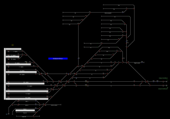 Budapest-Déli pu. állomás helyszínrajza (T2 Helyszínrajzi kép)