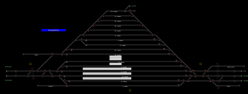 Pusztaszabolcs állomás helyszínrajza (T2 Helyszínrajzi kép)