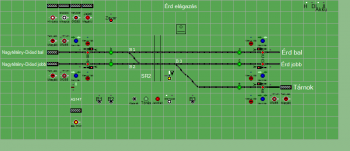 Érd elágazás - D55 (T2 Biztber kép)