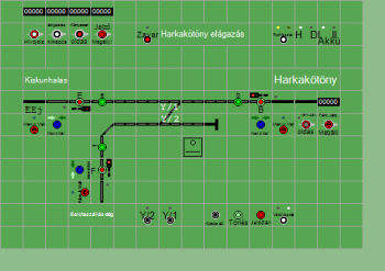 Harkakötöny elágazás - D55 (T2 Biztber kép)