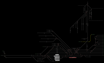 Záhony állomás helyszínrajza (T2 Helyszínrajzi kép)