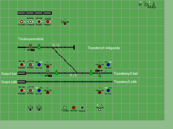 Tiszatenyő-elágazás - D55 (T2 Biztber kép)
