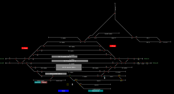 Szob állomás helyszínrajza (T2 Helyszínrajzi kép)