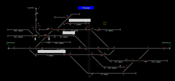 Fonyód állomás helyszínrajza (T2 Helyszínrajzi kép)