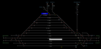 Budaörs állomás helyszínrajza (T2 Helyszínrajzi kép)