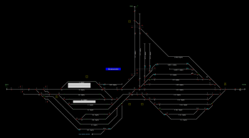 Murakeresztúr állomás helyszínrajza (T2 Helyszínrajzi kép)