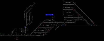 Soroksár-Terminál állomás helyszínrajza (T2 Helyszínrajzi kép)