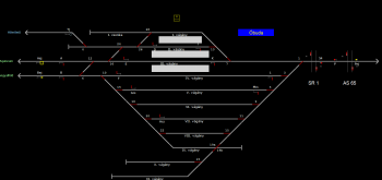Óbuda állomás helyszínrajza (T2 Helyszínrajzi kép)