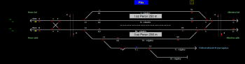 Pilis állomás helyszínrajza (T2 Helyszínrajzi kép)